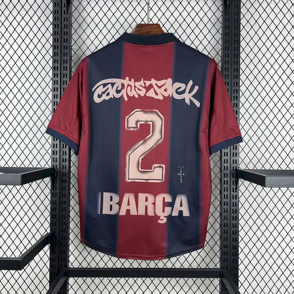 Fc Barcelona Cactus Jack Skeletal Edition Jersey