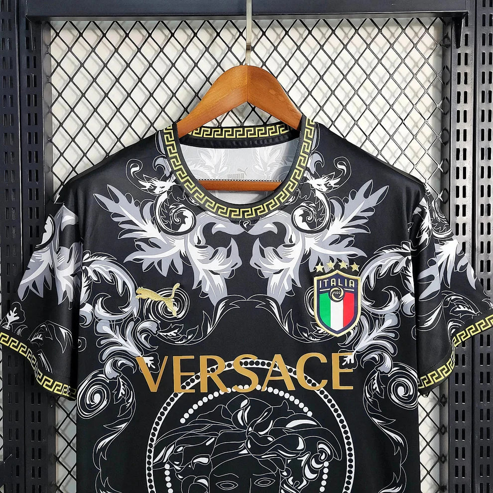 Italy’s “Black Versace” Special Jersey