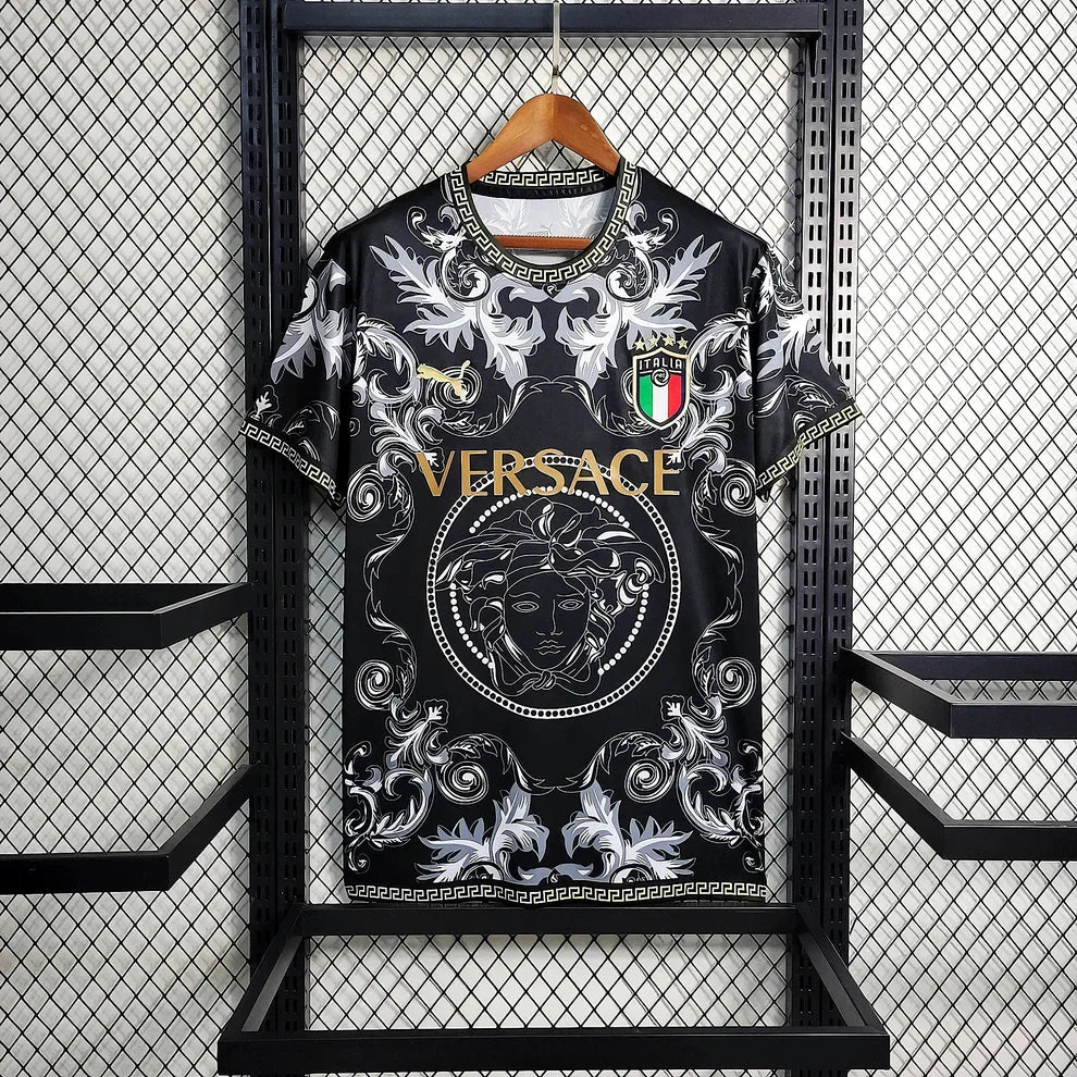 Italy’s “Black Versace” Special Jersey