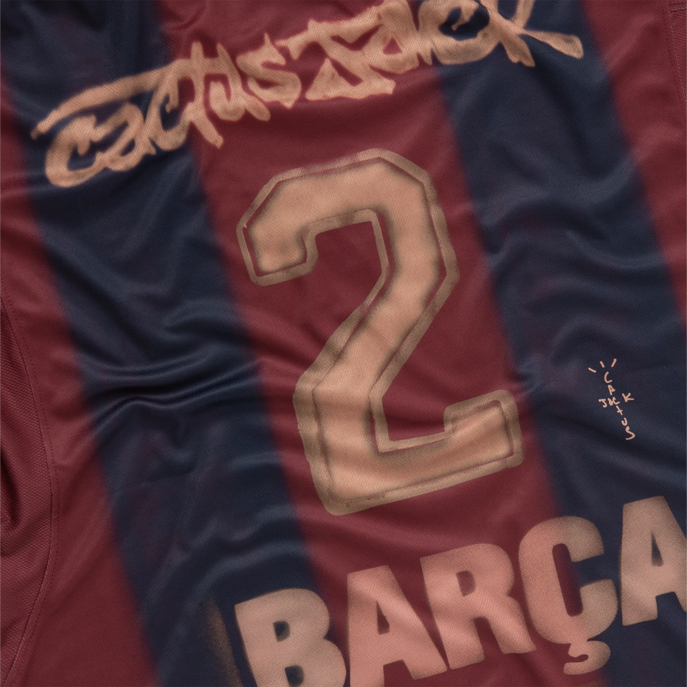 Fc Barcelona Cactus Jack Skeletal Edition Jersey