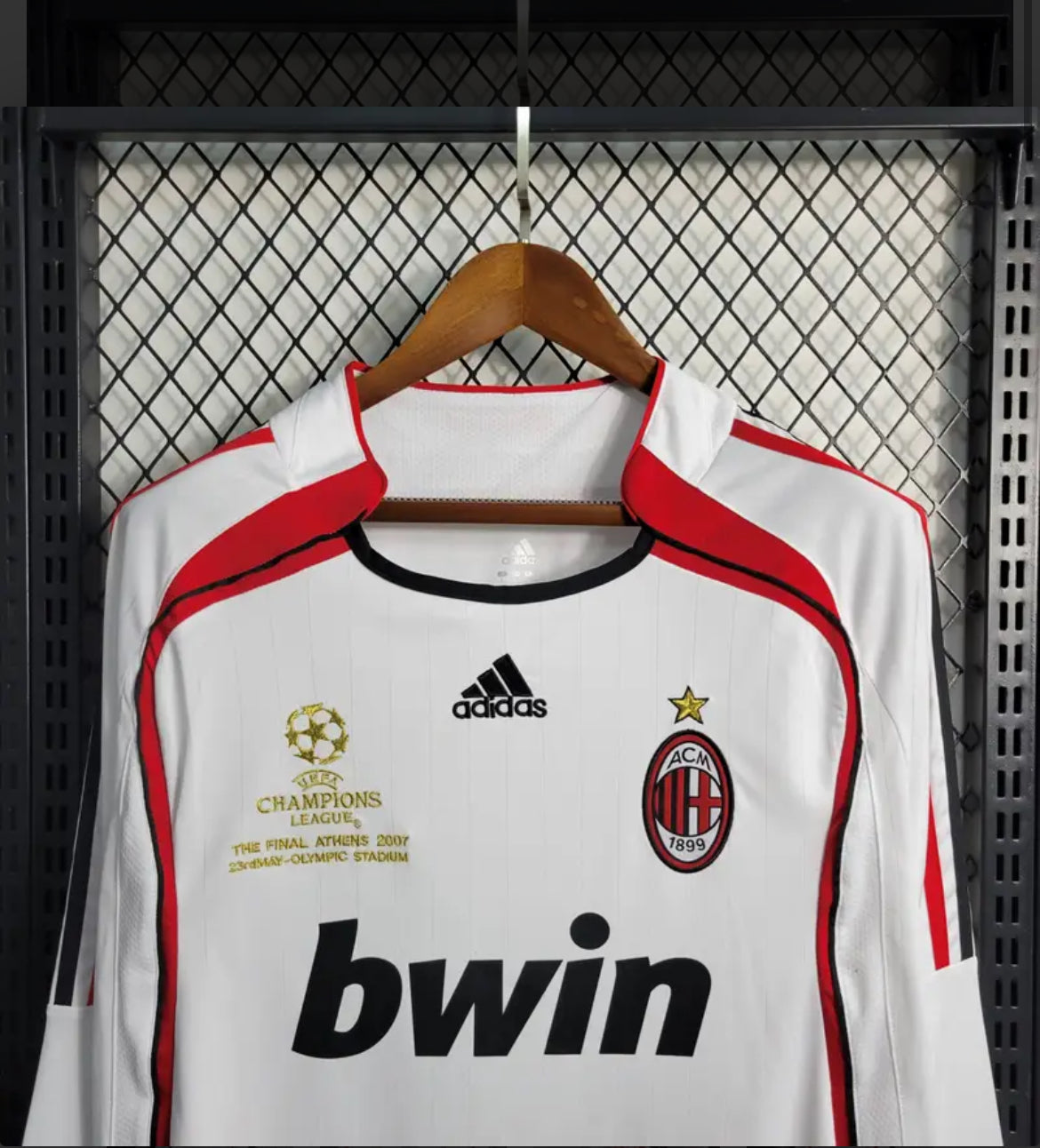 AC Milan 2007 UEFA Champions League Final Away Jersey