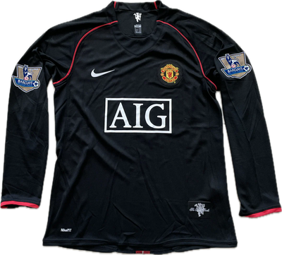 Manchester United 2007/08 Home Jersey Long Sleeved
