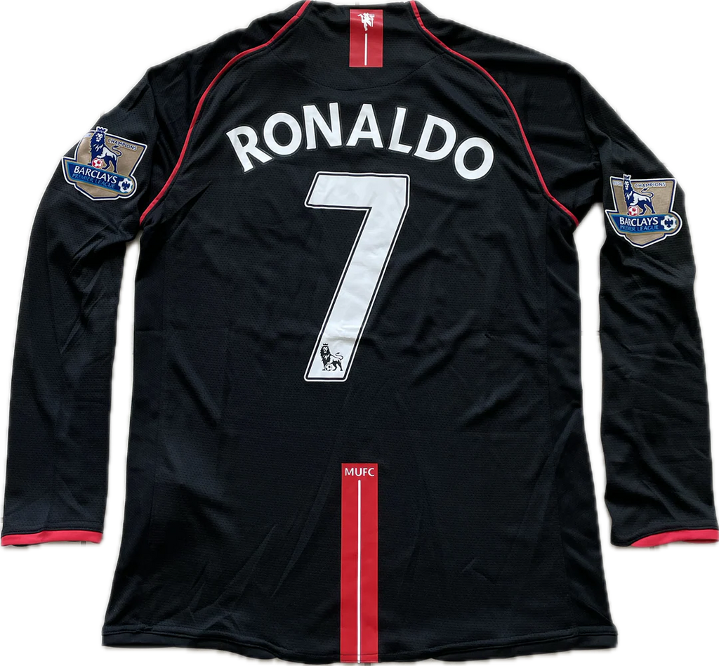 Manchester United 2007/08 Home Jersey Long Sleeved