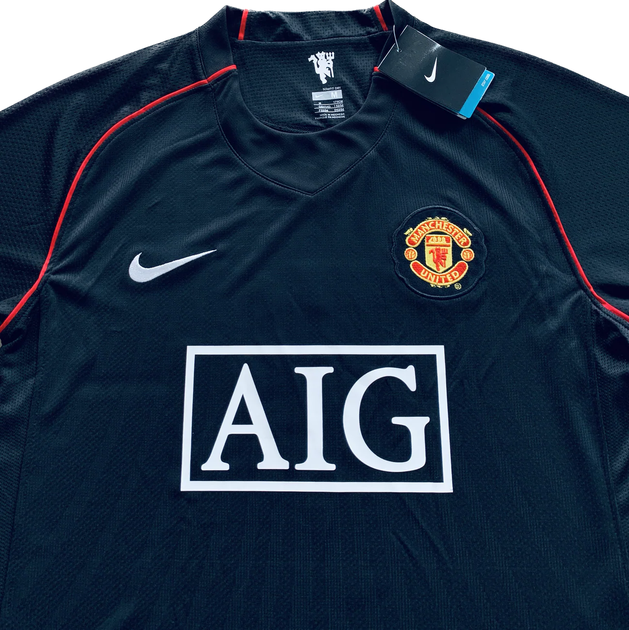 Manchester United 2007/08 Home Jersey Long Sleeved